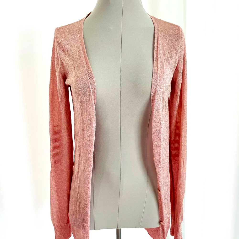 Patrizia Pepe cardigan. Thinly Knitted with lurex.